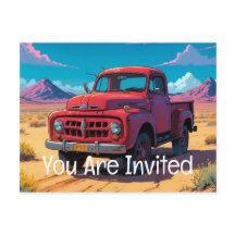 Clássico Caminhão de Pickup Americano