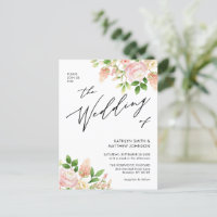 Código QR Tudo em Um Casamento Rosa Rosa Rosa Rosa