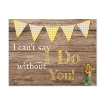 Convidado russo de girassol e madrinha de Gingham