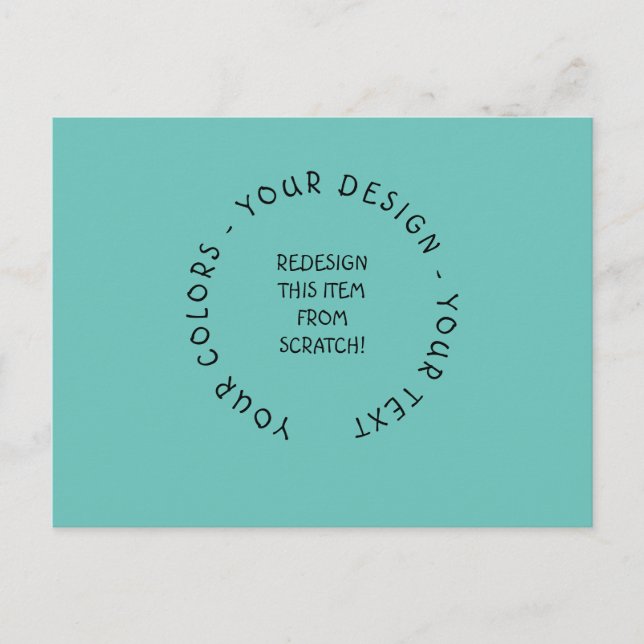 Cartão Postal De Convite Crie o Seu Próprio (Frente)