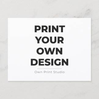 Cartão Postal De Convite Custom Print Your Own | Printing My Own To Order