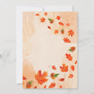 Cartão postal de convite de 5" x 7"