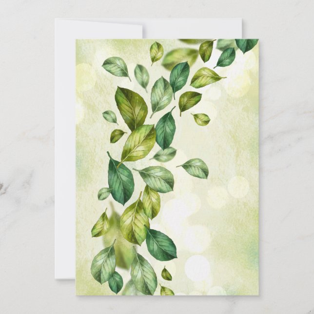 Cartão postal de convite de 5" x 7" (Frente)