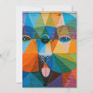 Cartão postal de convite de 5" x 7"