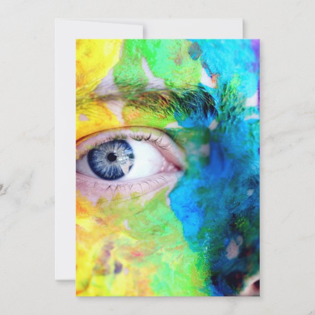 Cartão postal de convite de 5" x 7" (Frente)