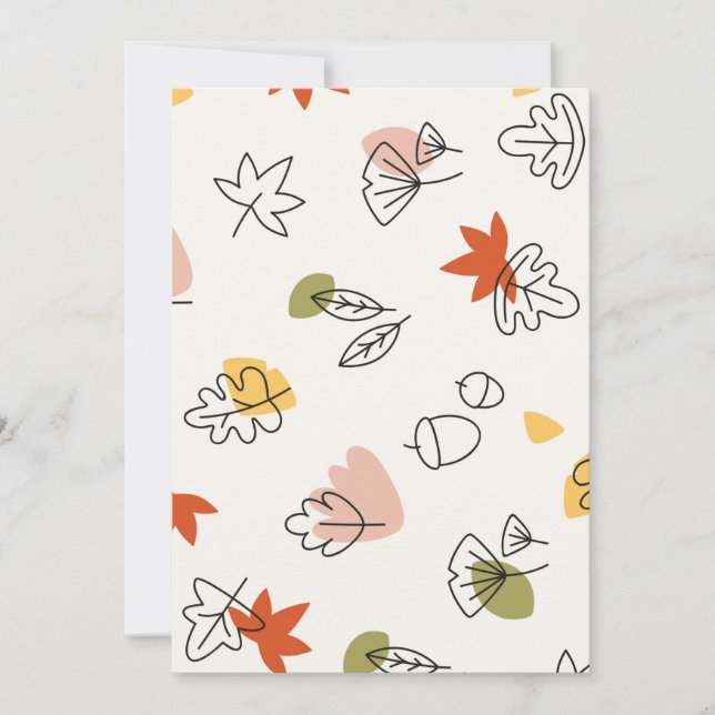 Cartão postal de convite de 5" x 7" (Frente)