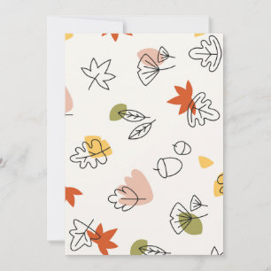 Cartão postal de convite de 5" x 7"