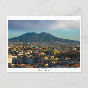 Cartão postal de convite de Nápoles / Nápoles Itál