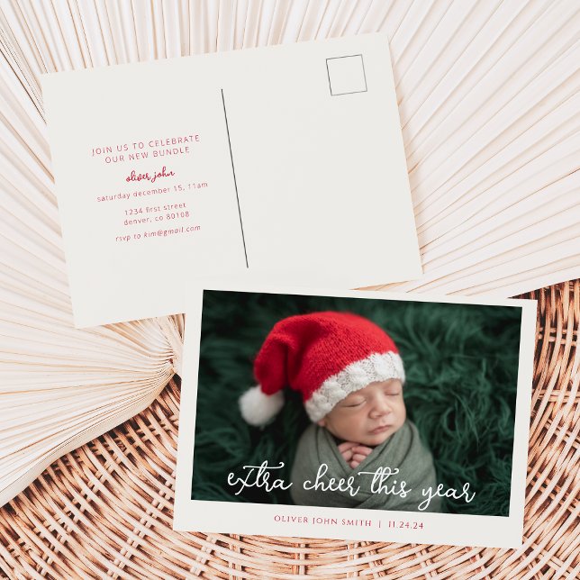 Cartão-postal de Convite de Natal de Férias (Criador carregado)