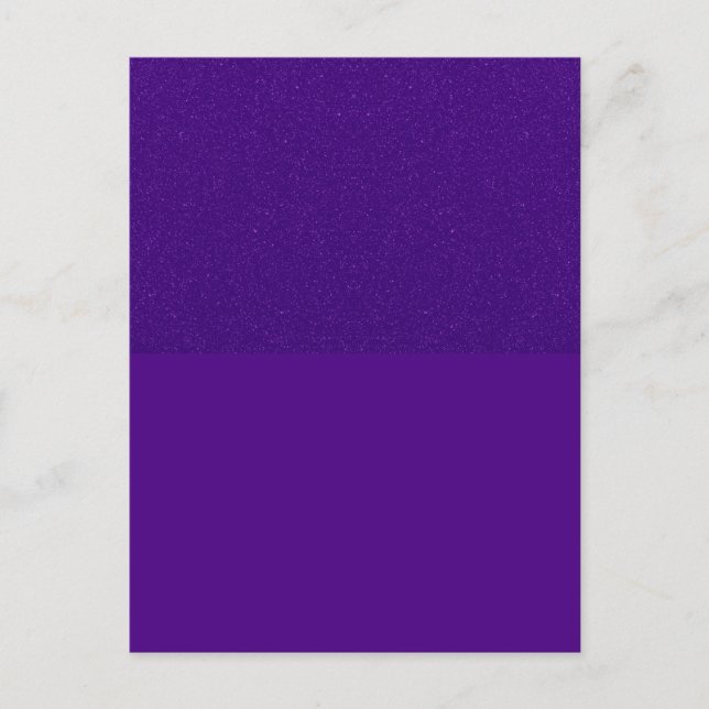 Cartão Postal de Convite de Ruído Roxo Personaliza (Frente)