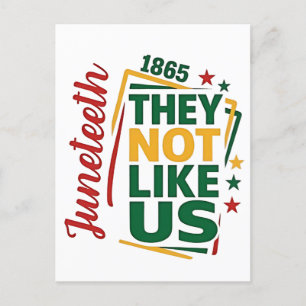 Cartão Postal De Convite Décima Junta Não Gostam Da História Negra De 1865