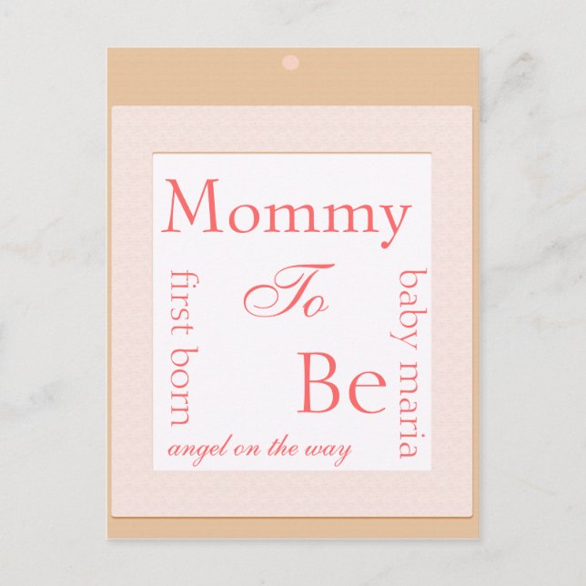 Cartão Postal De Convite decoração de chá de bloqueio de bebê (Frente)