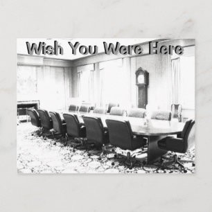 Cartão Postal De Convite Desejo você estava aqui