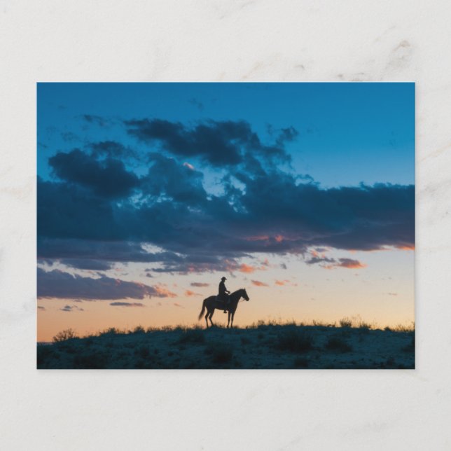 Cartão Postal De Convite Desert Afterglow Wedding Invitation Serene (Frente)