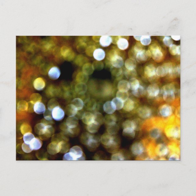 Cartão Postal De Convite Design Dourado (Frente)