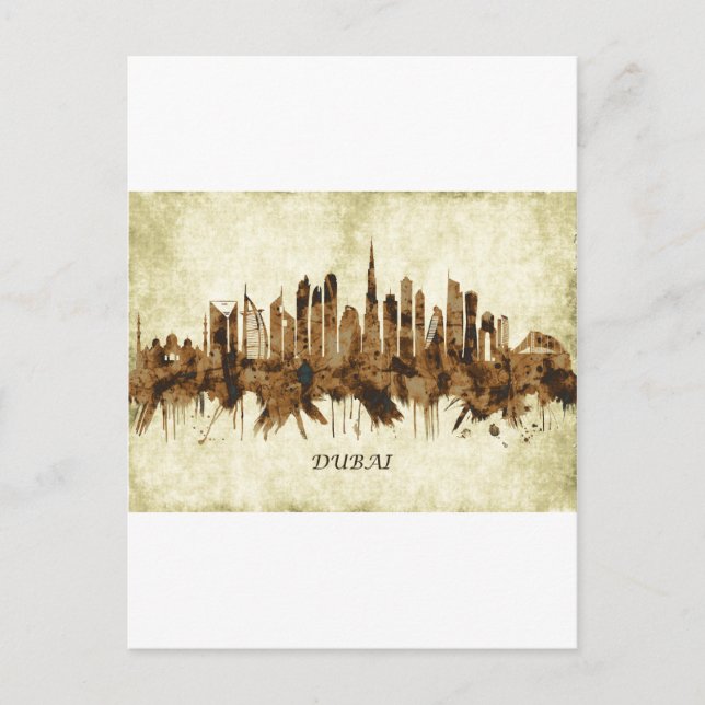 Cartão Postal De Convite Dubai Emirados Árabes Unidos (Frente)