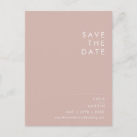 Dusty Boho | Rosa e Roxo Save The Date