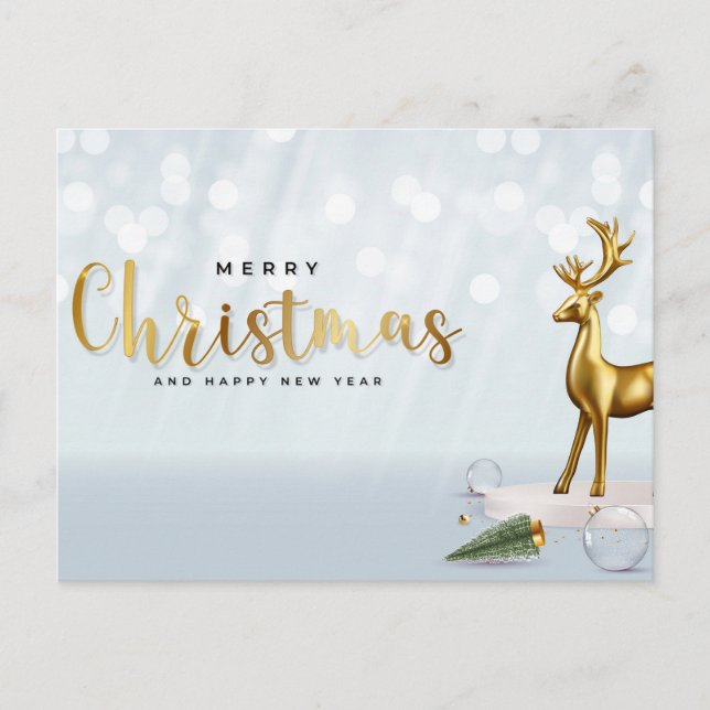 Cartão Postal De Convite "Elegância do Convite: Sua presença é solicitada!" (Frente)