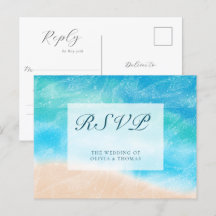 Elegante Clássico RSVP de Jantar de Casamento na P