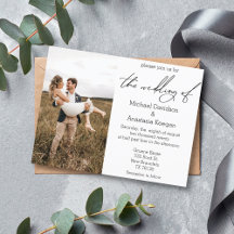 elegante foto de casamento no campo com caligrafia