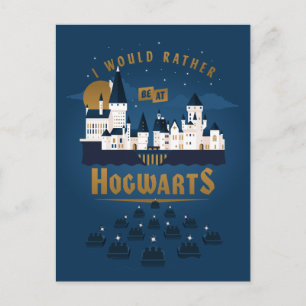 Cartão Postal De Convite Eu Preferencialmente No Carro De Abstrato HOGWARTS