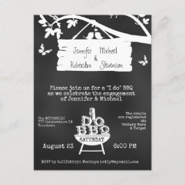 Cartão Postal De Convite Eu Tenho | Churrasco | Noivado