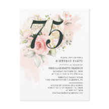 Eucalipto Foliage Floral, cor-de-rosa, 75.a Festa 