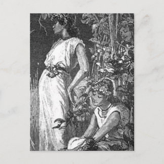 Cartão Postal De Convite Fadas Afro-Americanas (Chá de panela)