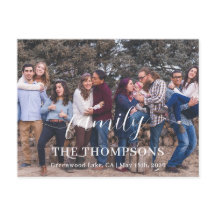 Favor de Fotos Personalizadas da Família Presentes