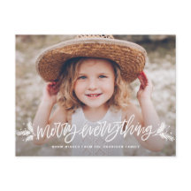 Feliz Tudo Mão Deixada com Foto de Natal