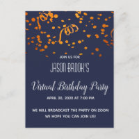 Festa de aniversário virtual
