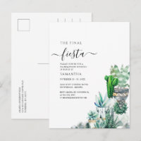 Festa de Fim de Semana Cactus Greenery Bachelorett