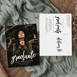 Cartão Postal De Convite Festa de Formatura com Foto Personalizada