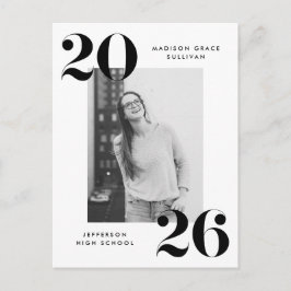 Cartão Postal De Convite Festa de formatura de Fotografias Negrito 2022