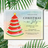 Festa de Natal em Julho Melancia