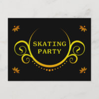 festa de patinação elegante