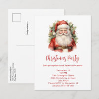 Festa de Sorriso de Santa Claus natais vintages