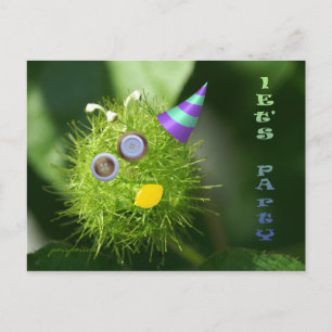Cartão Postal De Convite Festa de vamos!