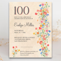 Floral 100º Aniversário – Flores Silvestres Elegan