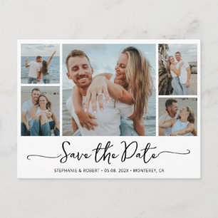 Cartão Postal De Convite Fotografia Orçamentária Casamento Salva A Data