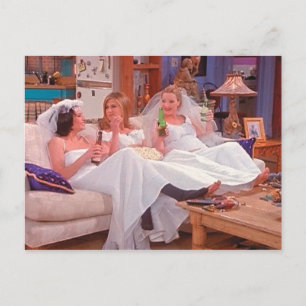 Cartão Postal De Convite FRIENDS™ As Garotas de Vestido de Noiva
