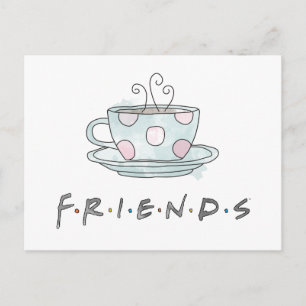 Cartão Postal De Convite FRIENDS™ Caneca Aquarela