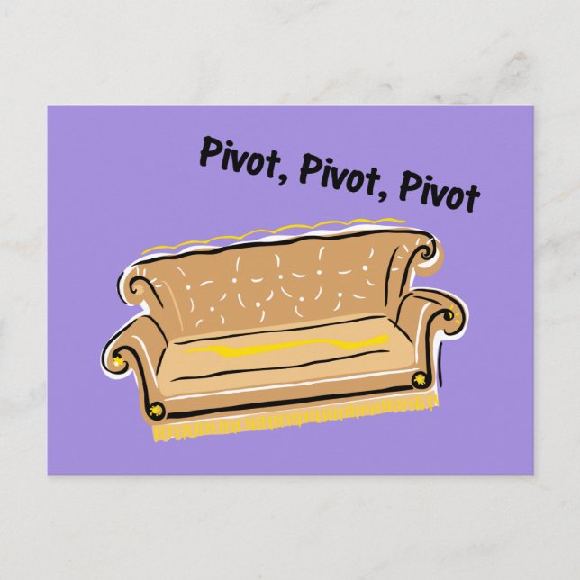 Cartão Postal De Convite FRIENDS™ | Pivot (Frente)