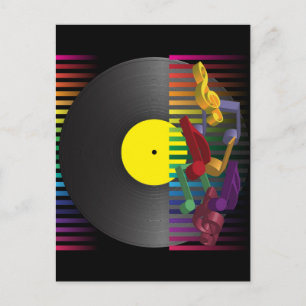 Cartão Postal De Convite Fundo da Parte Retroativa