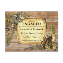 Gótico - Steampunk no Noivado de madeira