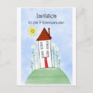 Cartão Postal De Convite inauguração