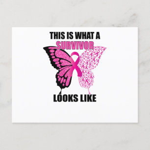 Cartão Postal De Convite Isto É O Que Um Sobrevivente Parece Com O Cancer D