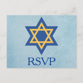 Cartão Postal De Convite Jewish RSVP