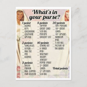 Cartão Postal De Convite Jogo do Chá de panela Retroativo