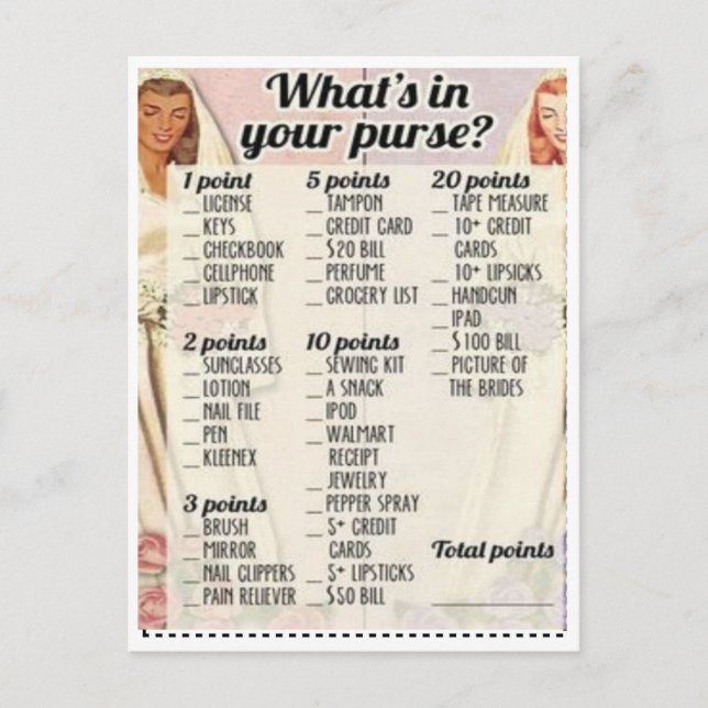 Cartão Postal De Convite Jogo do Chá de panela Retroativo (Frente)